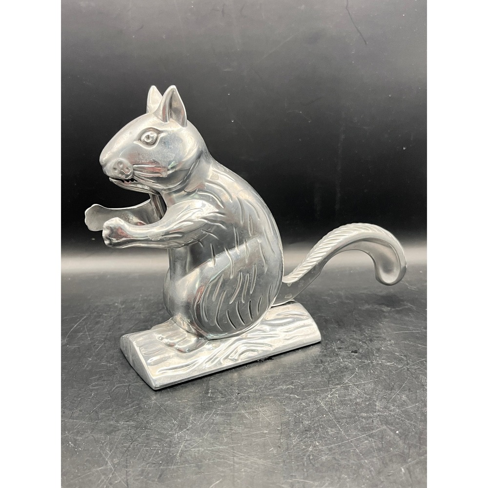 Vintage Squirrel Nutcracker‎ Metal Aluminum Kitchen Gadget Taiwan Collectible